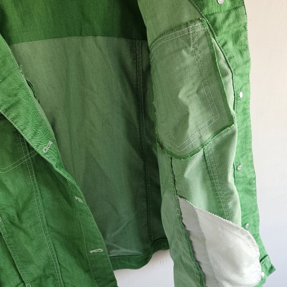 D & Co green denim jacket Size XXL - Picture 12 of 16